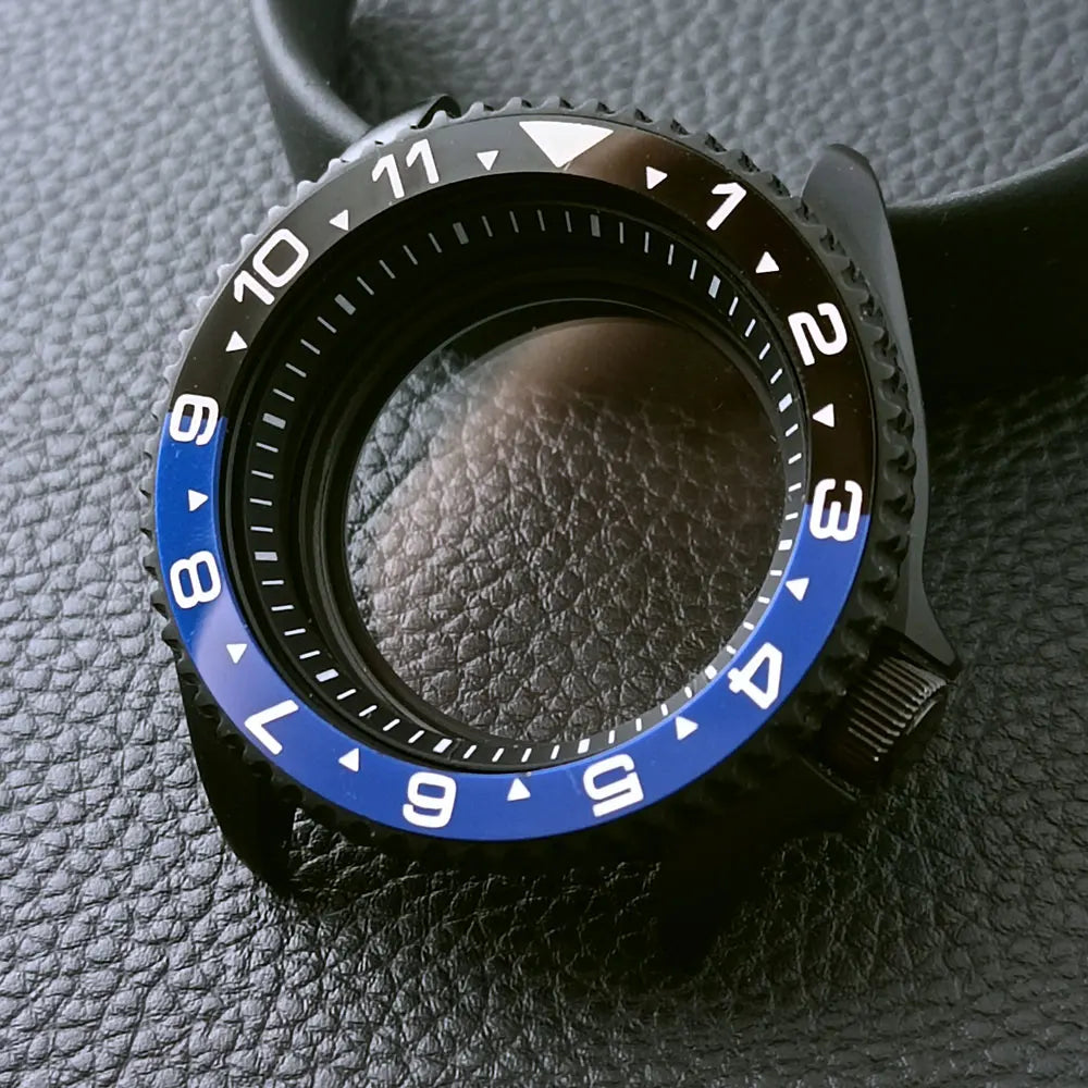 Black SKX007 Case PVD 42mm Sapphire NH35 Mod Case Nh36