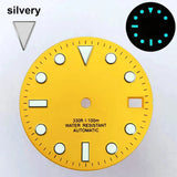 151 type of dials Submariner 28.5mm dial with calendar window suitable for NH35 movement luminous dial can support DIY dial customization name/logo