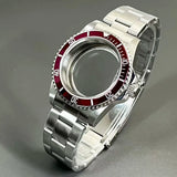 Retro Diver case 39mm,10bar waterproof stainless steel sapphire crystal case, suitable for NH34, NH35, NH36 mechanical movement accessories