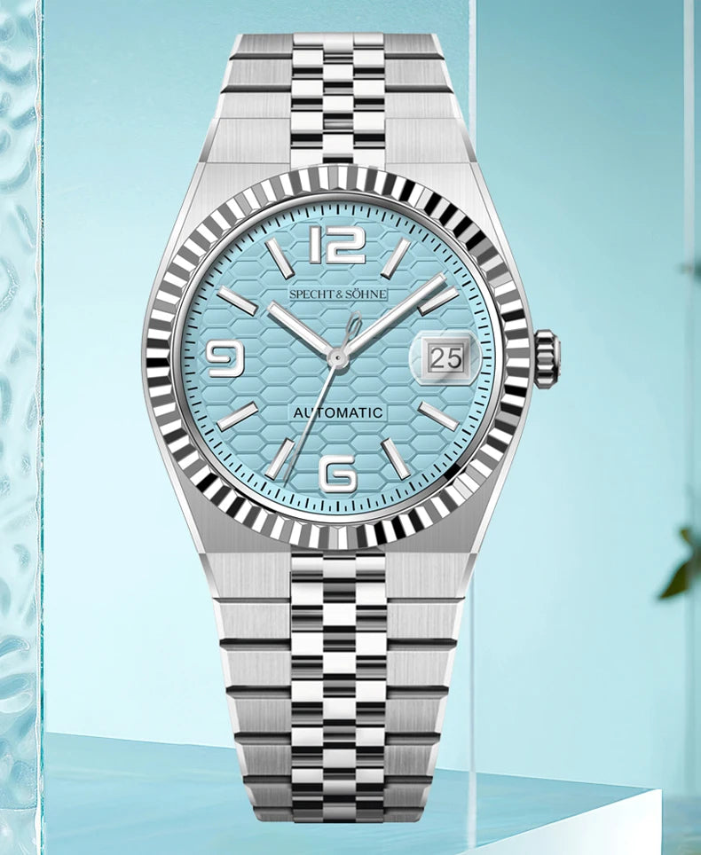 Datejust Watch Specht & Söhne 37MM Luxury Automatic Miyota 8215 Luminous Sapphire Crystal 50M Waterproof