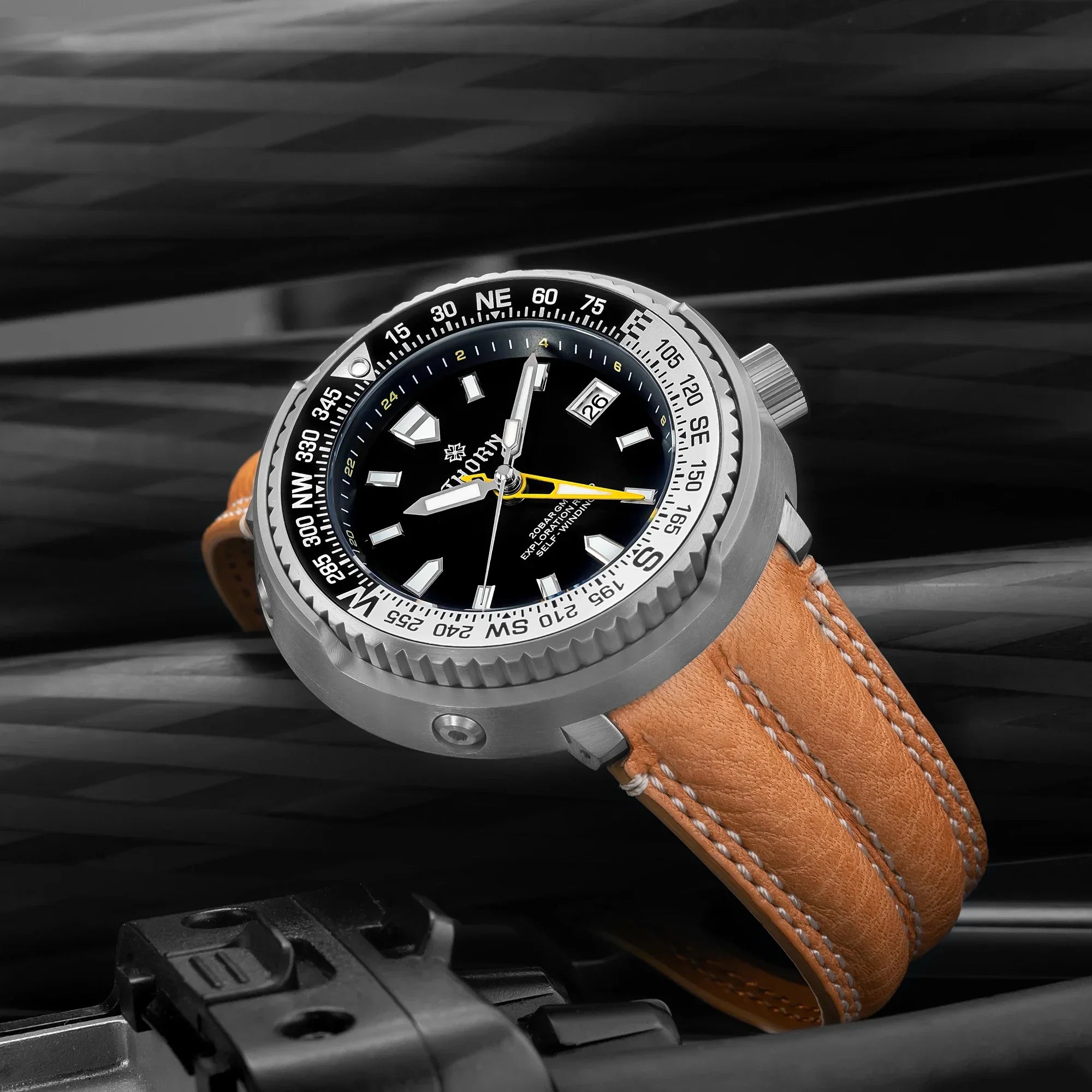 THORN T012 Titanium Mountain Tuna Watch NH34 GMT Movement 47mm THORN T012 Titanium Mountain Tuna Watch NH34 GMT Movement 47mm