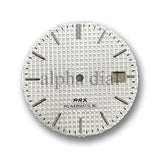 31.8mm Watch Dial No Logo Waffle Texture Thin Markers Watch Dial Mod Fit For PRX AP Seiko NH35/36 Movement Case Parts Hands Accessories