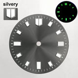 151 type of dials Submariner 28.5mm dial with calendar window suitable for NH35 movement luminous dial can support DIY dial customization name/logo