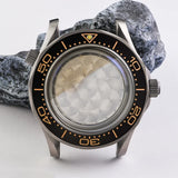 Titanium Seamaster Watch Case Sapphire Glass  20ATM  For NH35NH36 Automatic DIVER Case