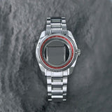 Premium 40mm 44GS Design Case Fit 32.5mm Dial Sapphire Crystal Chapter Ring Matches High Quality Automatic Luxury GMT NH35 NH34