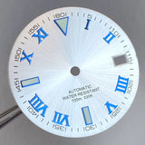 Wimbledon Style Roman Numeral Sunburst Dial 29mm Watch Dial Face For NH35 NH36 NH38 Movement Watch Replacement Part