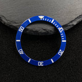 Submariner Bezel NH35 38mm bezel insert red Hands Watch Hands Blue Green Luminous Red Green Blue Hands For NH35/36/4R/7S Movement Watches Parts