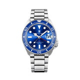 41MM CORGEUT Quartz GMT Watch SKX007 Mod Sapphire Ronda 515 GMT Quartz MOVT 10bar