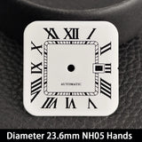 33mm Santos Watch Case For Women Small Size NH05 AUTOMATIC Stainless Steel Square Sapphire 5Bar