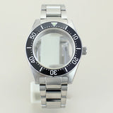 40.5mm Modified SPB143J1/SPB253J1 Black Tiger Whale Watch Case For Seiko NH35 NH34 NH36 NH38 Movement