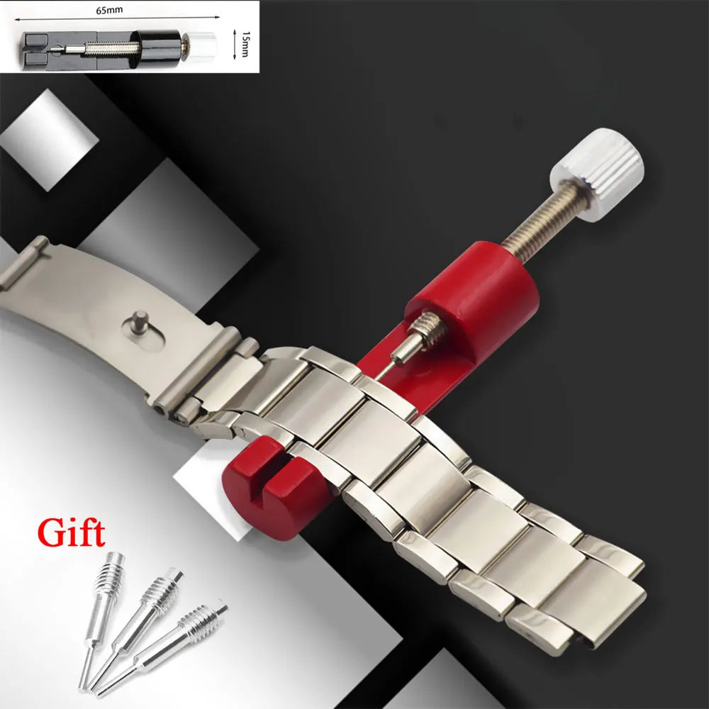 Metal Watchband Tools Watch Strap Repair Detaching Device Kits with Watch Pin Opener steel belt Adjust Tool Watch Accessories