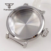 46mm Real Cusn8 Bronze Watch Case Big wrist Sapphire NH34 NH35 NH36 ETA2824 PT5000 Movement 10Bar