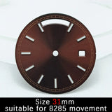 40MM M8285 Watch Case M8215 Watch 316L stainless steel strap Sapphire mirror and stainless steel case accessories for 8285 movement