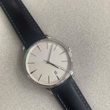 Pilot Watch with Japanese Miyota 9015 Movement Leather Strap 40mm Polished  Sapphire 3ATM