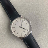 Pilot Watch with Japanese Miyota 9015 Movement Leather Strap 40mm Polished  Sapphire 3ATM