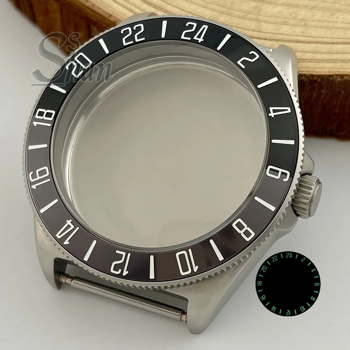 40mm tactics frog FX diving watch case dome sapphire luminous bezel NH34A NH35A ETA2824 PT5000 movement parts