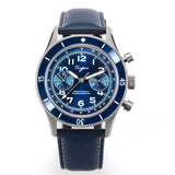 Fifty Fathoms Mod Sugess S423 Seagull ST1901 Chronograph Sapphire Italian Leather 42MM