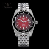 62mas Diver Mod Tandorio TD230S Fashion 40mm NH35 Automatic Texture Dial Radiation Date Sapphire 20ATM Diver Sapphire Luminous