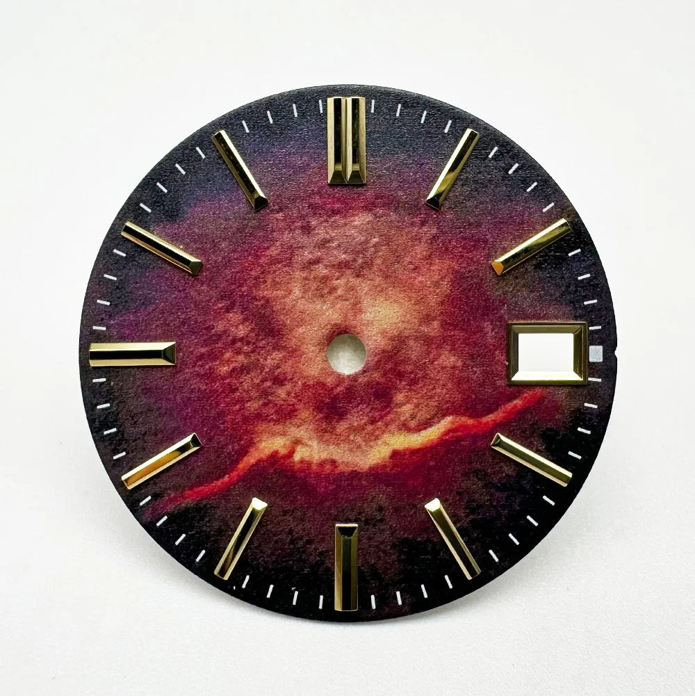 NH35 28.5mm Gradient Watch Dial for NH35A/NH36A Movement Installation Mechanical Watch DIY Accessory