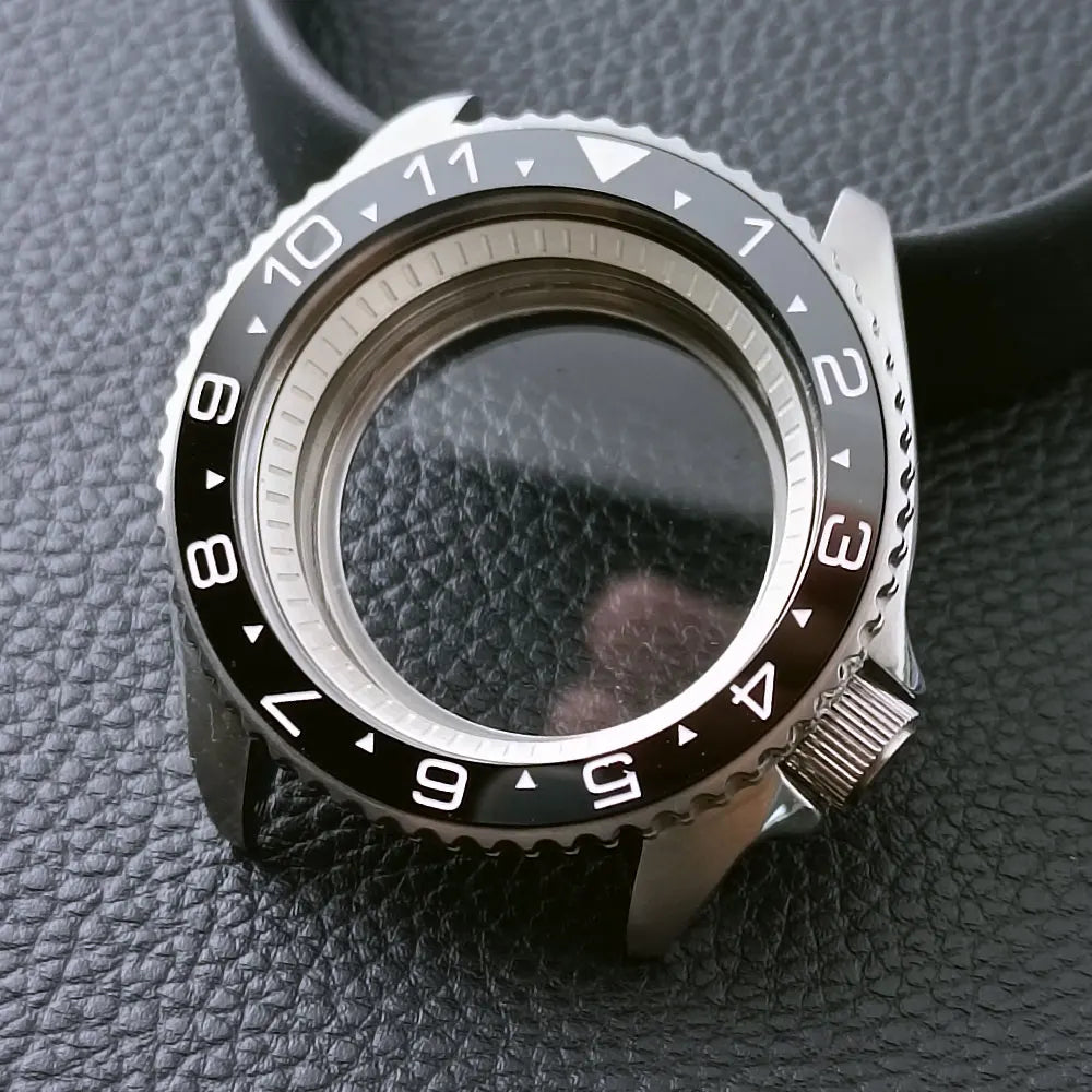 42mm Skx007 Case Mod For NH35 316 Steel Case Fit NH35 NH36 Movement/Dial Case Plane Sapphire Glass 22mm Strap Watch Box