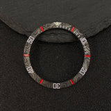 Submariner Bezel NH35 38mm bezel insert red Hands Watch Hands Blue Green Luminous Red Green Blue Hands For NH35/36/4R/7S Movement Watches Parts