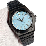 40mm PVD Black Engineer Watch Tandorio TD331P NH35 Automatic Sapphire Glass 100m Waterproof