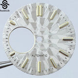 NH38 dial 28.5mm Texture Watch Dial Green Luminous Modification Watch Accessories  Watch Faces for NH38 Movement