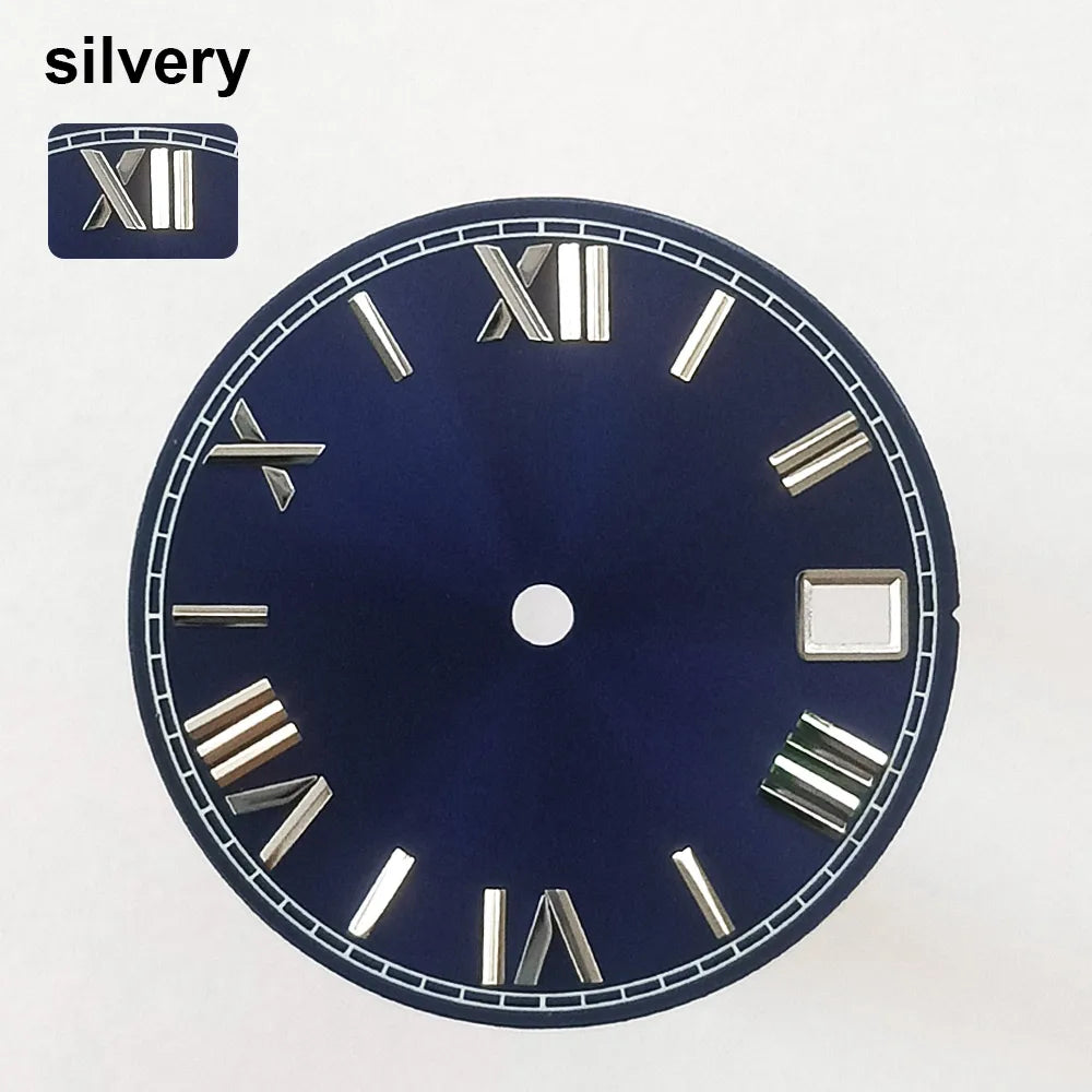 151 type of dials Submariner 28.5mm dial with calendar window suitable for NH35 movement luminous dial can support DIY dial customization name/logo