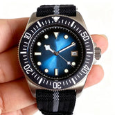 Titanium Tactical Frog Watch FXD MOD Tandorio TD267A MIYOTA 8215 PT5000 Sapphire Glass Luminous 20ATM