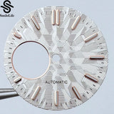 NH38 dial 28.5mm Texture Watch Dial Green Luminous Modification Watch Accessories  Watch Faces for NH38 Movement