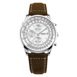 Air Chronograph Watch Corgeut 9001 VK67 Quartz Stainless Steel Watch 45mm  10Bar Luminous