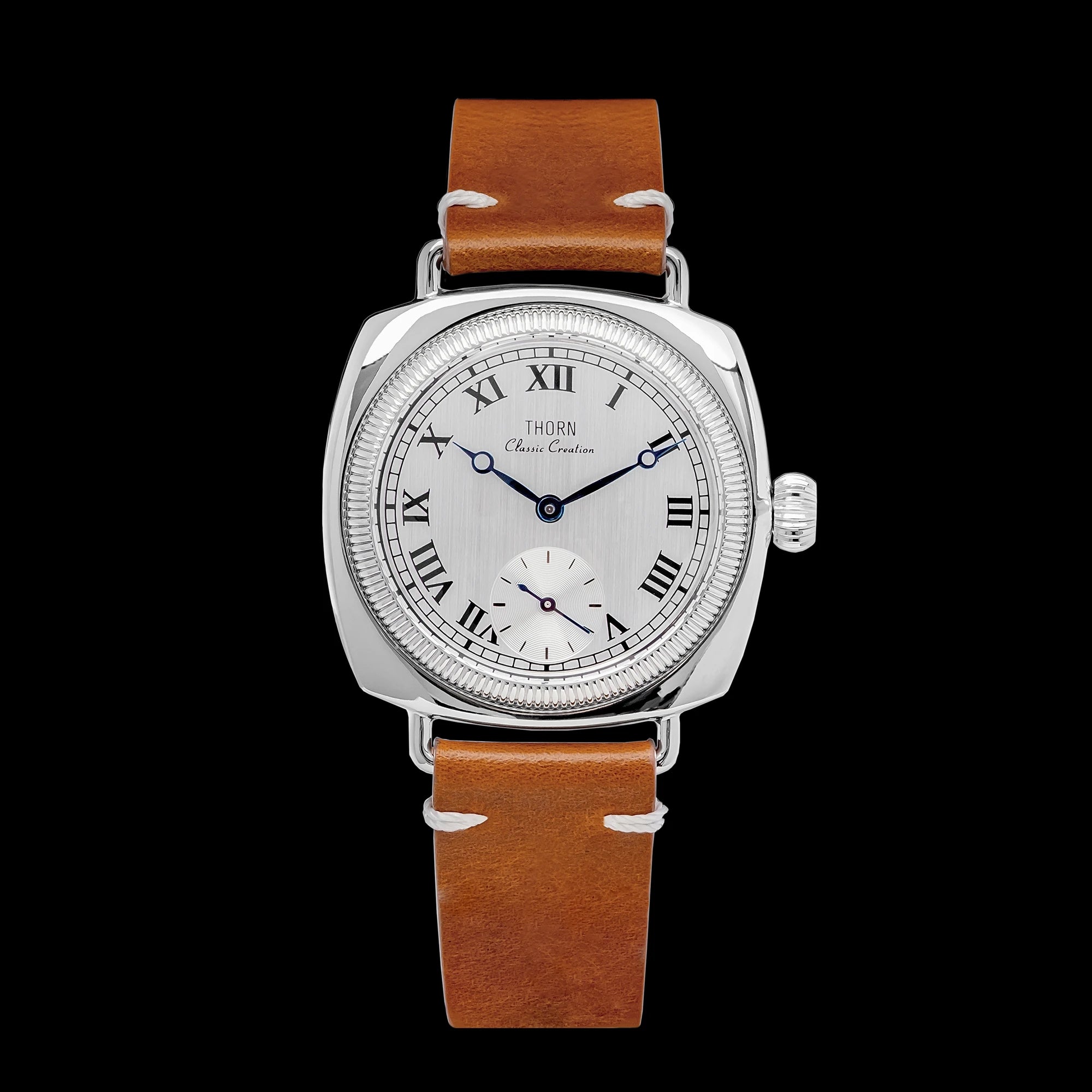 Thorn T002 Retro Square Sub Second 36mm Sapphire Glass VD78 Quartz