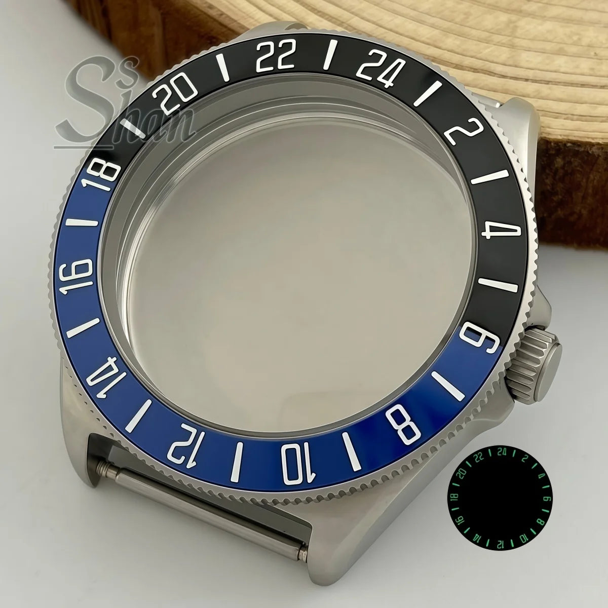 40mm tactics frog FX diving watch case dome sapphire luminous bezel NH34A NH35A ETA2824 PT5000 movement parts