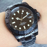 Black Submariner Tandorio TD265K Japan NH35 Mechanical 40mm Dive Watch 200M Waterproof Lume Sapphire