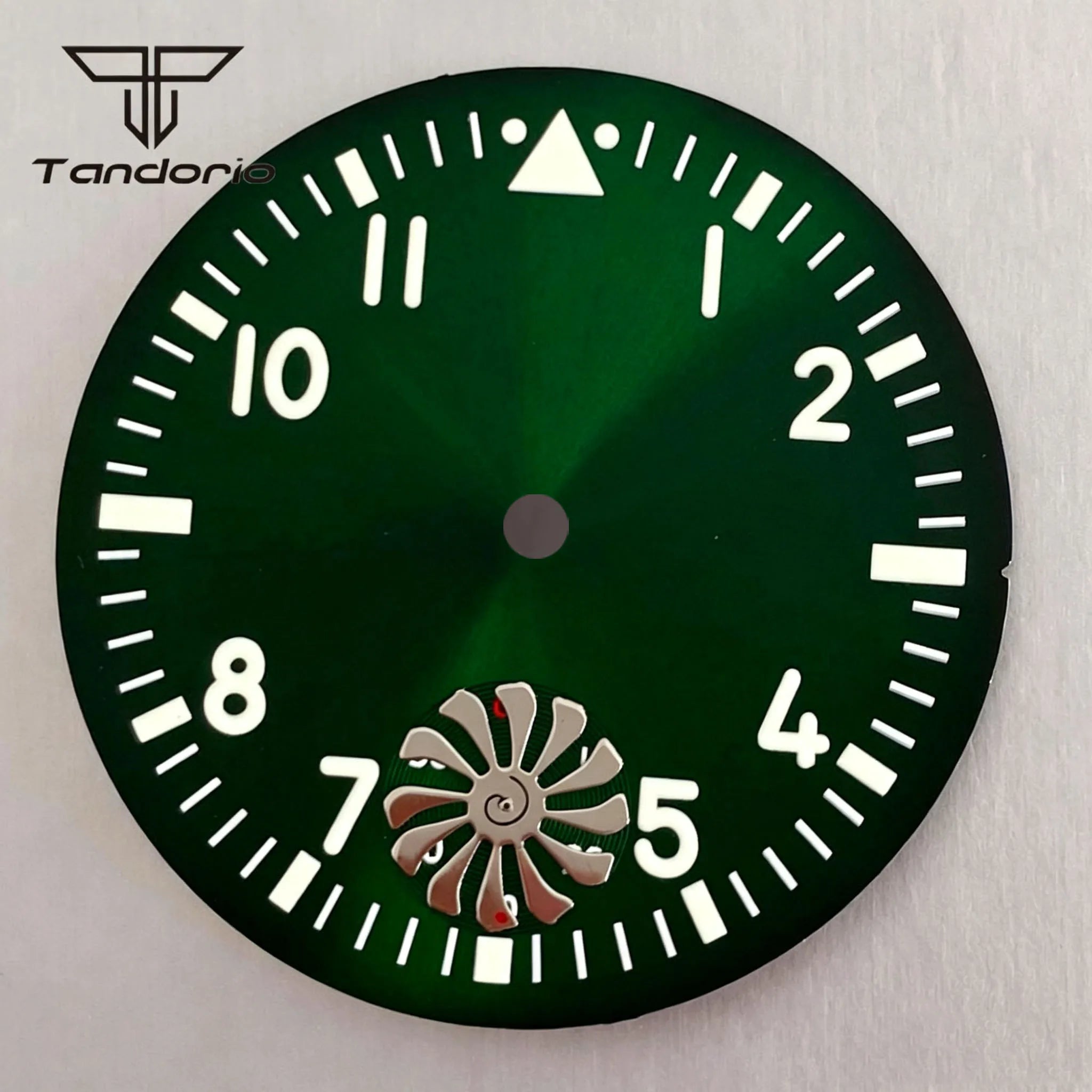 ETA6498 Watch case ST3621 42mm Manual Winding Pilot+37mm Dial Set Sapphire Transparent Back 5ATM