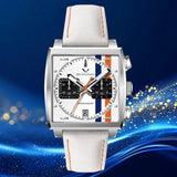 Square Watch Mod Specht & Söhne 39MMTop Luxury VK63 Quartz Watch For Men Stainless Steel Japan VK64 Chronograph Wristwatch