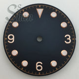 Explore watch dial 29mm dial with 369 digital stripe indices is suitable for the NH35 NH36 Miyota8215 821A ETA28242836 PT5000 DG2813 movement parts