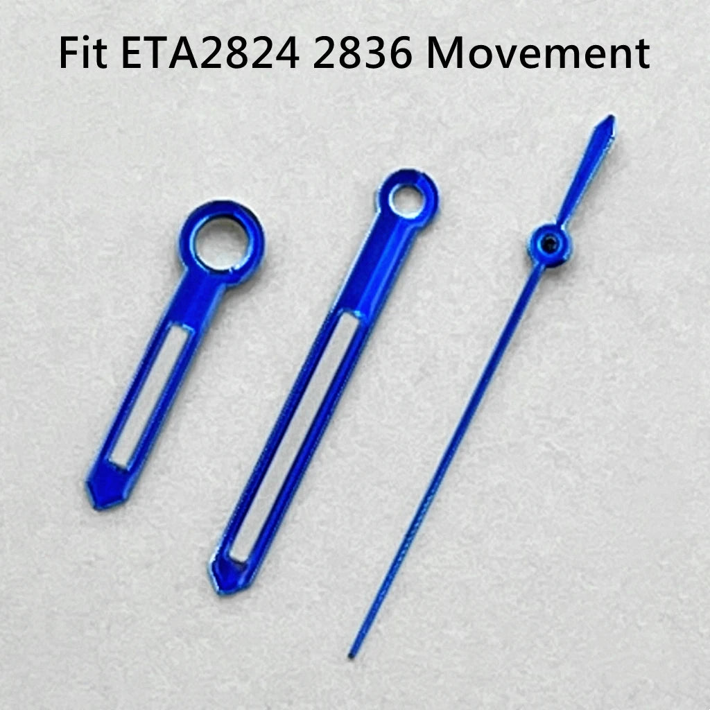 NH35 Hands Silver/Blue Watch Hands Fit NH35 NH36 PT5000 ETA2836 2824 DG2813 3804 Miyota8215 8205 821A Movement Watch Accessories