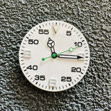 AIr King29mm Watch Dial Set Green Luminous Watch Accessories Watch Faces+hands for 8215/ 8200/ 8205/ 821A/ 2813 Movement
