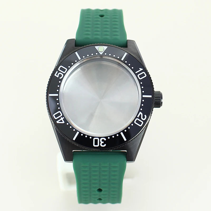 40mm Diver Case Stainless Steel Sapphire For Mod SPB149J1 NH34 NH35 NH36 NH70 4R36 Movement RubberStrap