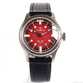 38mm Vintage Pilot Watch Tandorio TD158A  NH35 PT5000 Automatic Field Watch 20ATM Domed Sapphire