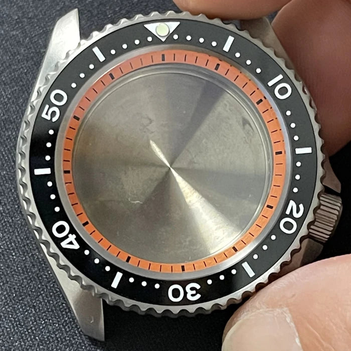 Heimdallr 40mm Titanium Diver Watch Case For NH35 NH36  Movement Sapphire SKx007 style 20bar