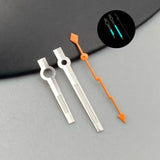 28.5mm NH35 Dial Roman numerals White Vintage No logo Single calendar Fit NH35 NH36 Movement Watch Dial Accessories