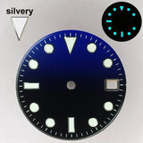 151 type of dials Submariner 28.5mm dial with calendar window suitable for NH35 movement luminous dial can support DIY dial customization name/logo