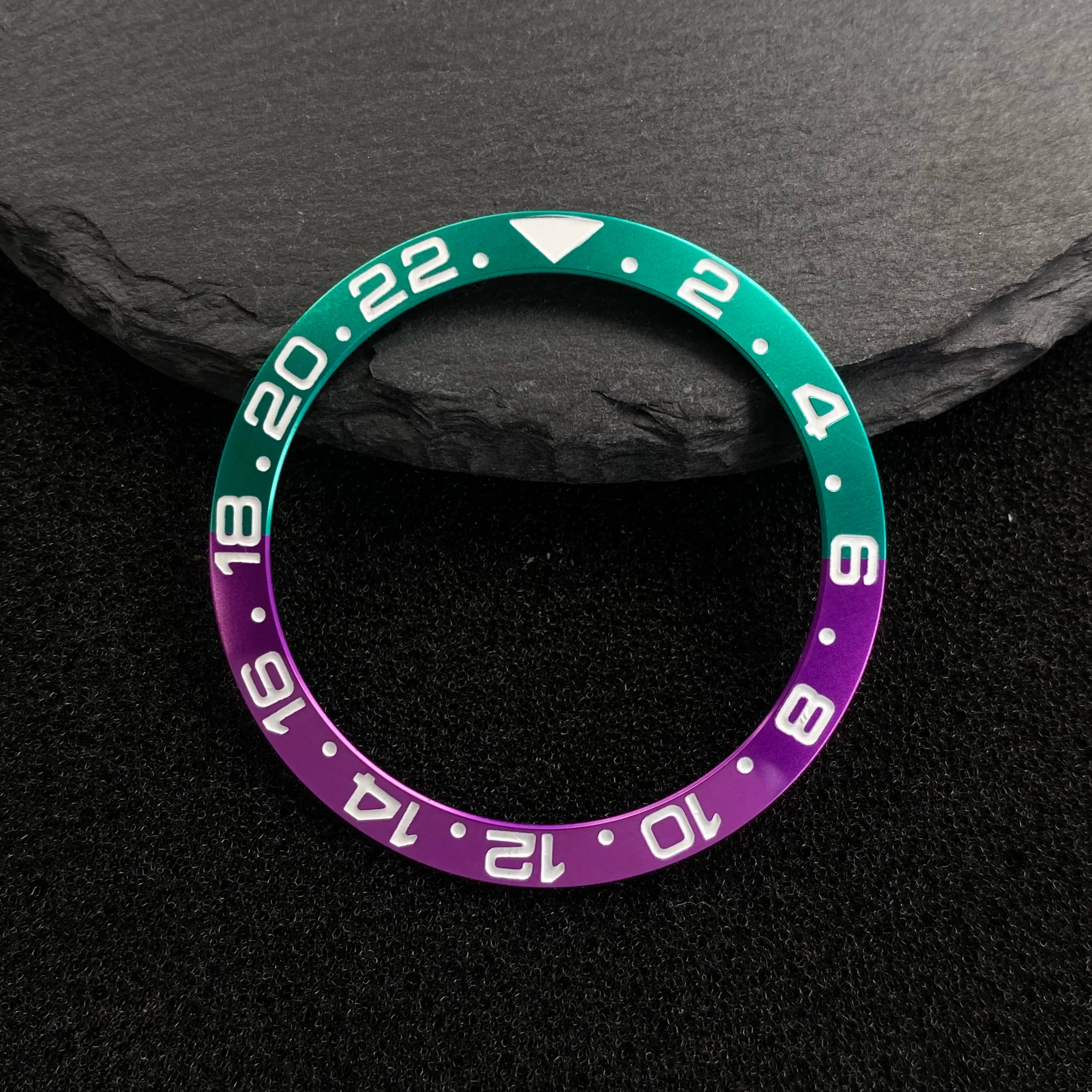 Submariner Bezel NH35 38mm bezel insert red Hands Watch Hands Blue Green Luminous Red Green Blue Hands For NH35/36/4R/7S Movement Watches Parts