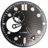 NH39 Watch Dials 31mm Subsecond dial  Hands Green Luminous  Watch Accessories Parts