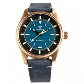 Solid Cusn8 Bronze Pilot Watch Tandorio TD801 39mm 20ATM Miyota 8215  PT5000 Automatic Sapphire