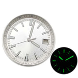 Big Size 33mm Watch Dial+Watch Hands for NH35 NH36 Movement Green Luminous Black/White/Blue Dial Pointers