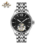 Flying Tourbillon Watch AESOP 7095 Skeleton Mechanical Luxury Watches Fashion Sapphire waterproof
