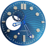 NH39 Watch Dials 31mm Subsecond dial  Hands Green Luminous  Watch Accessories Parts